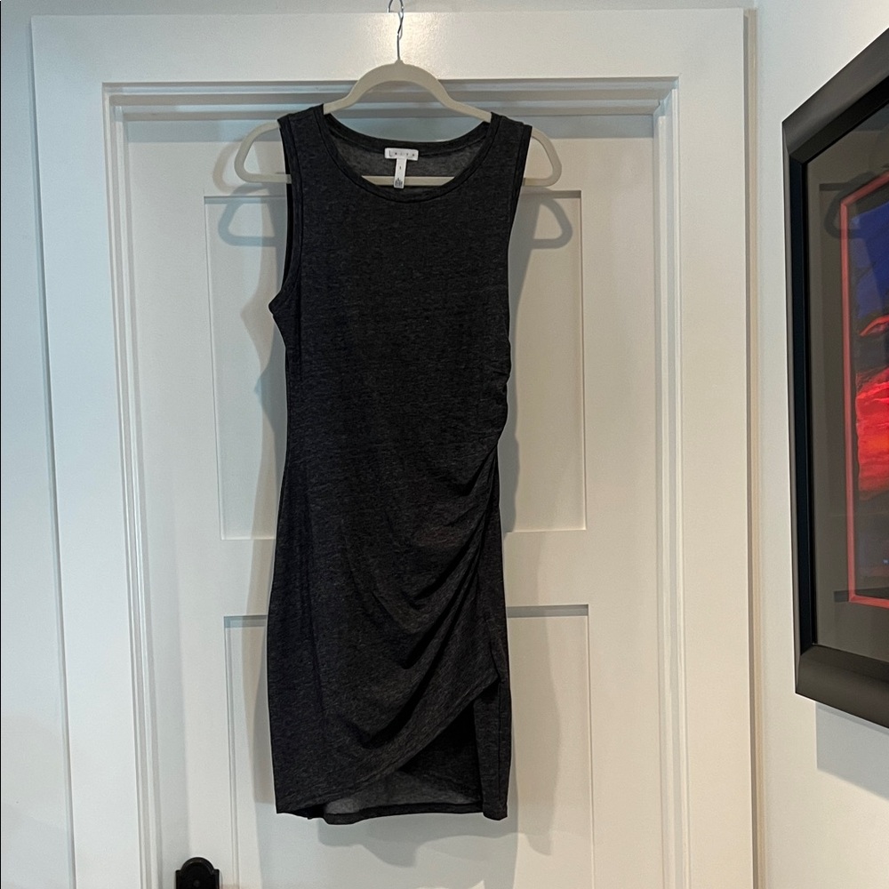 Elegant gray Sleeveless Dress